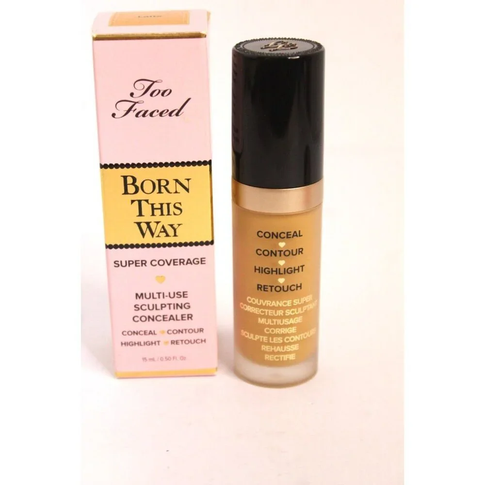Too Faced Born This Way Super Coverage Multi-Use Sculpting Concealer 0.50 oz NIB